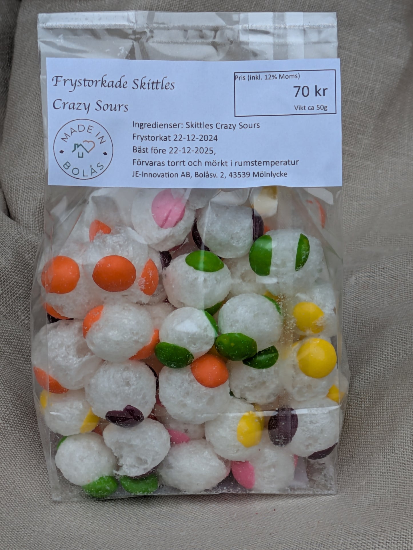 Frystorkade Skittles Crazy Sour